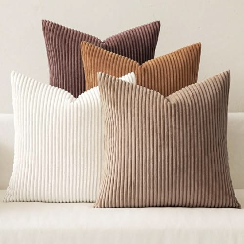 Coussin décoratif en lin premium
