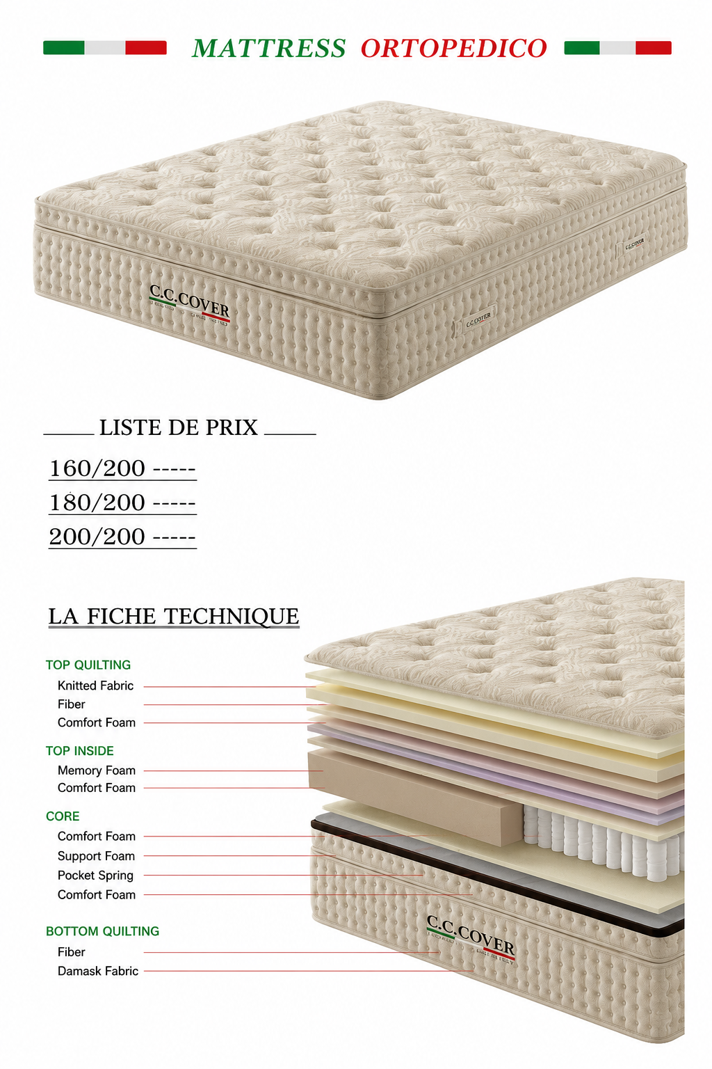 Matelas Ortopedico