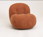 Fauteuil Cocoon Bouclé Terracotta