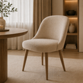 Chaise scandinave rembourrée