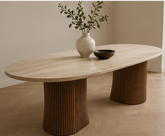 Table à manger en bois massif
