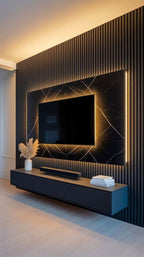 Meuble TV en bois massif